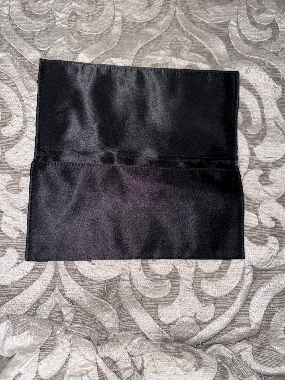 Yves Saint Laurent Black Satin & Velvet Waist Cummerbund with YSL Monogram & ysl - Picture 8 of 9